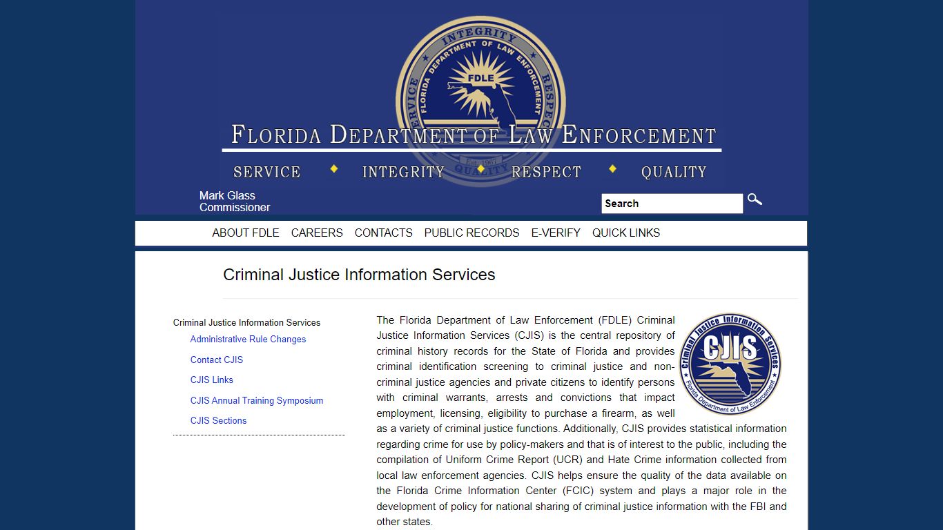Criminal Justice Information Services