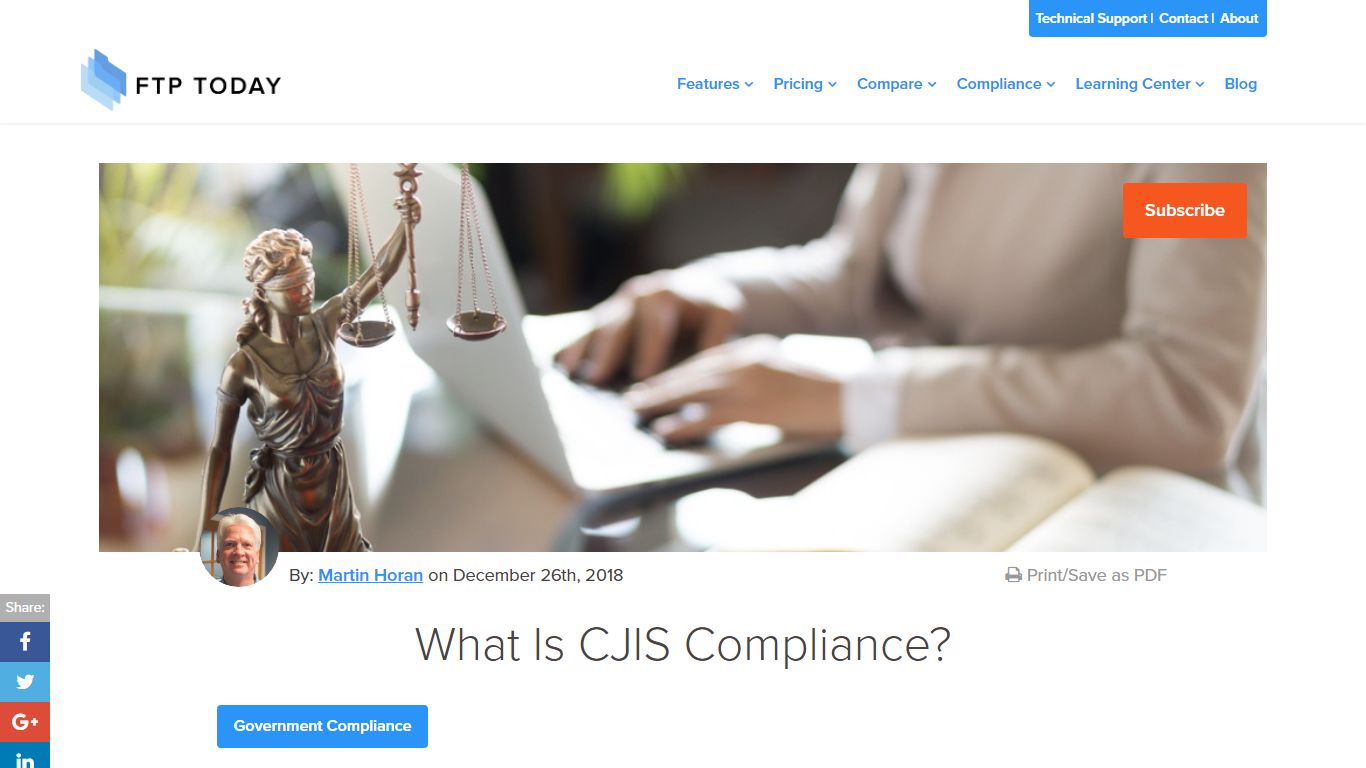 What Is CJIS Compliance? - FTP Today
